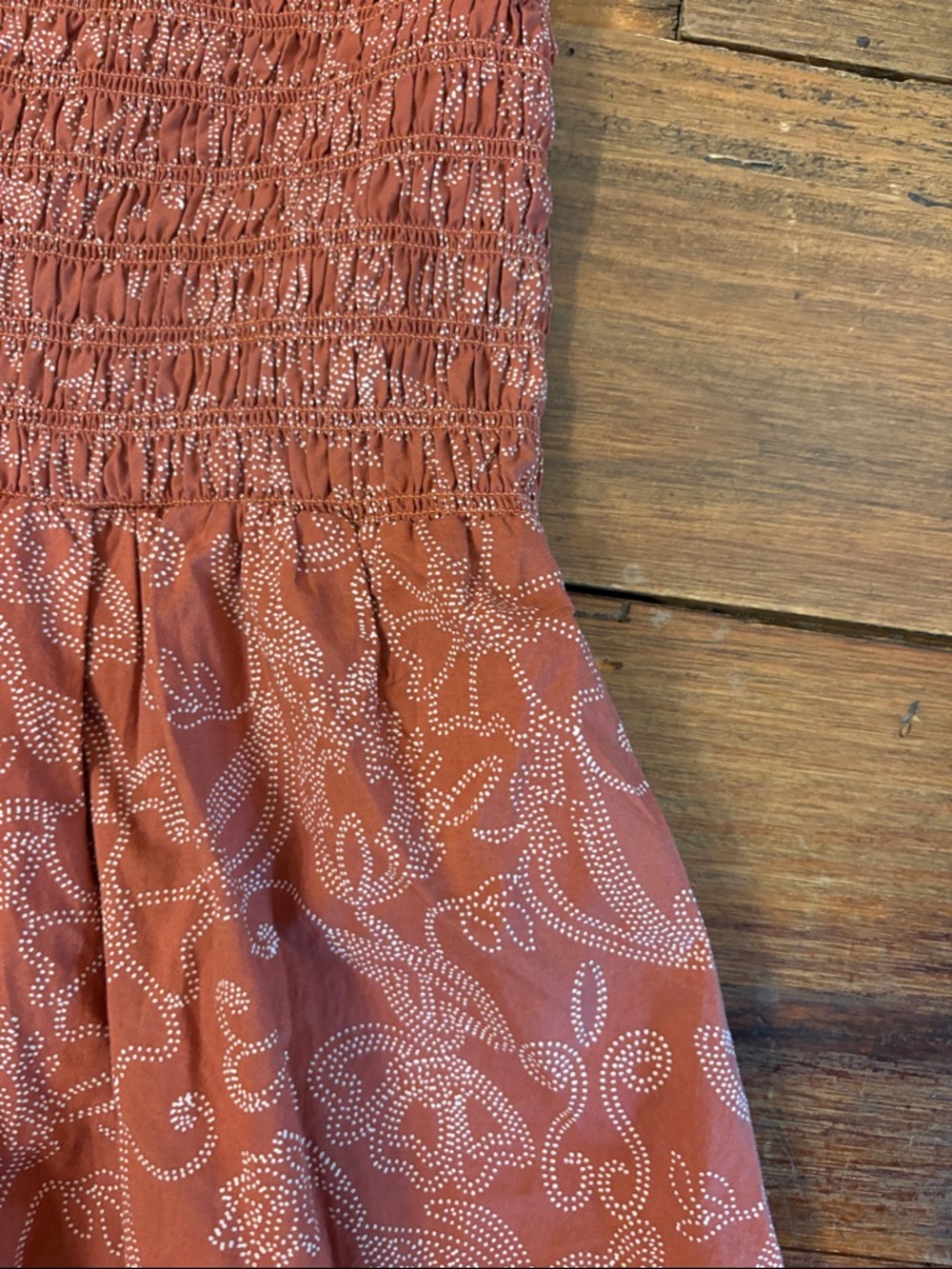 Universal Thread Coral-Pink Smocked Maxi Dress - Picture 3 of 6